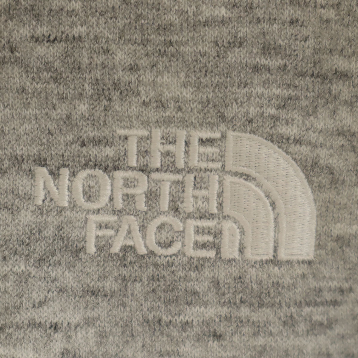 THE NORTH FACE ノースフェイス スクエアロゴ 長袖 スウェット ジップパーカー S グレー NT62132 アウトドア 裏起毛 メンズ