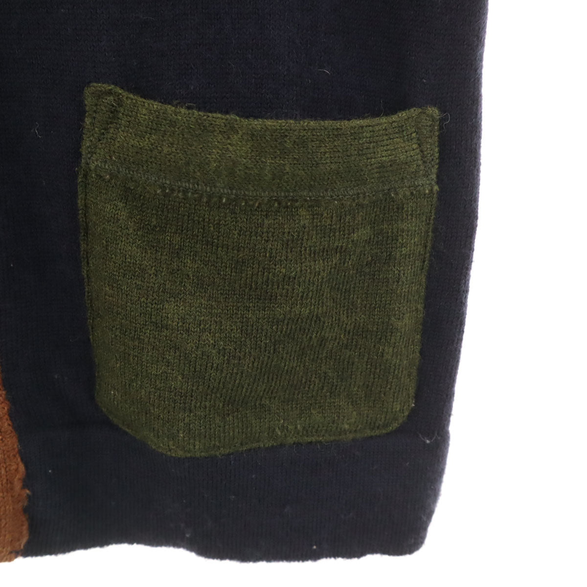 45R フォーティーファイブアール 日本製 長袖 ニットカーディガン 1 ネイビー レディース