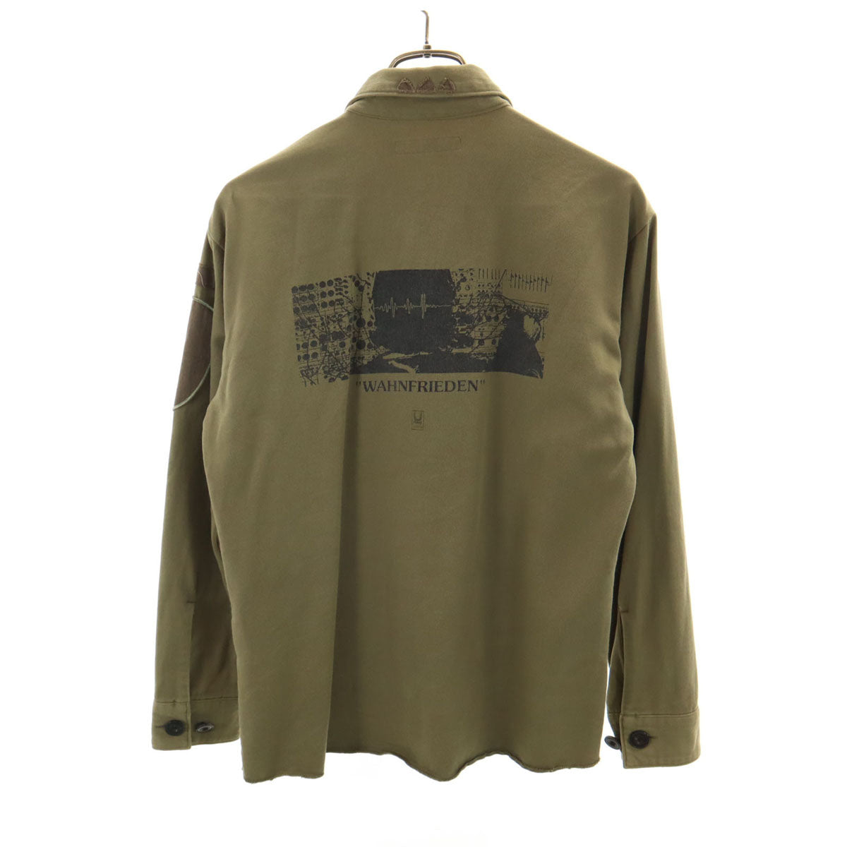 UNDERCOVER アンダーカバー 06AW 日本製 長袖 ミリタリーシャツ 2 カーキ メンズ