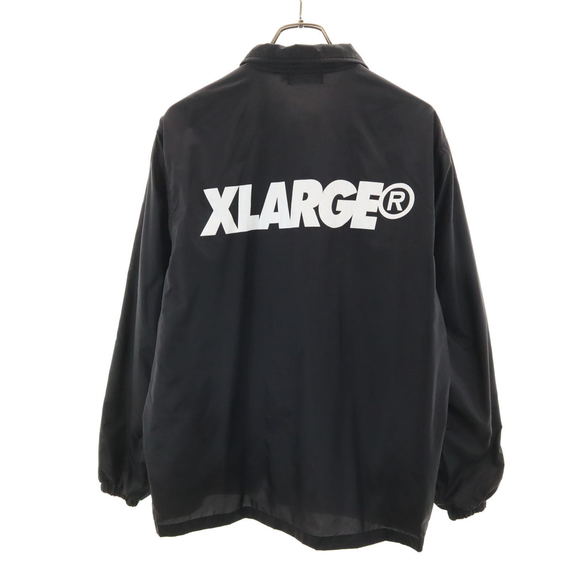 XLARGE エクストララージ バックロゴ コーチジャケット M ブラック メンズ