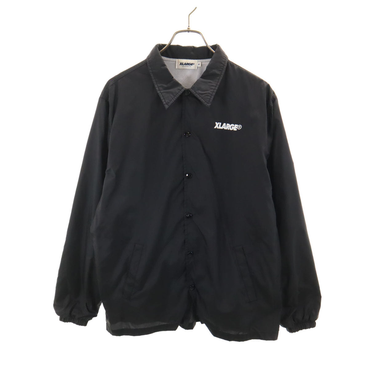 XLARGE エクストララージ バックロゴ コーチジャケット M ブラック メンズ