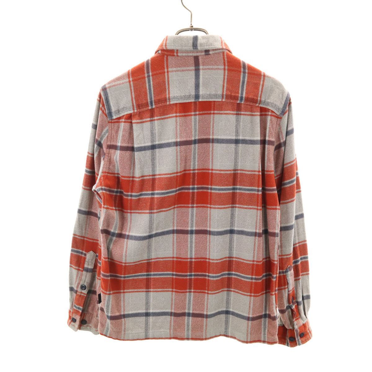 patagonia パタゴニア チェック柄 長袖 ネルシャツ XS グレー 54130FA17 アウトドア メンズ