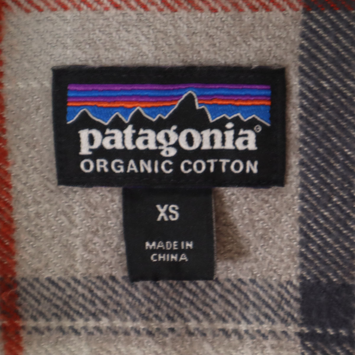 patagonia パタゴニア チェック柄 長袖 ネルシャツ XS グレー 54130FA17 アウトドア メンズ