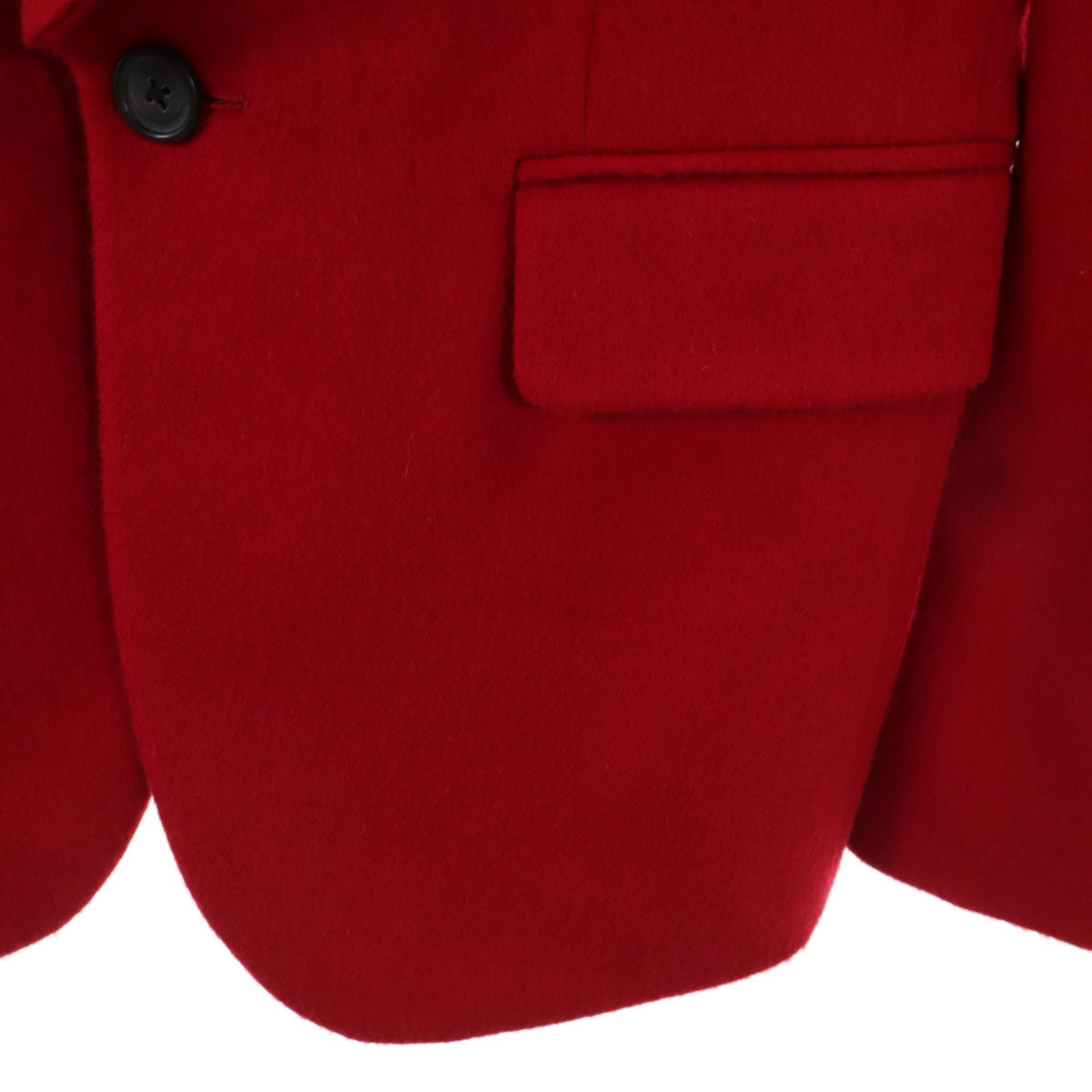BALMAIN バルマン イタリア製 ショールカラー ジャケット 44 レッド メンズ