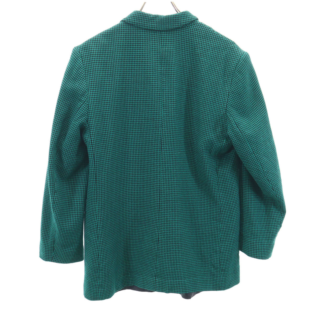 PENDLETON ペンドルトン 70s USA製 ヴィンテージ 総柄 テーラードジャケット 12 グリーン レディース