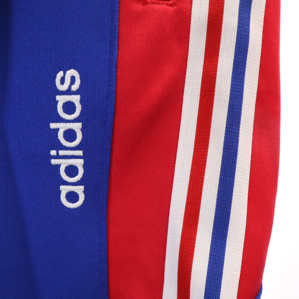 adidas アディダス 90s オールド トラックジャケット 上下 セットアップ L ブルー デサント ジャージ メンズ