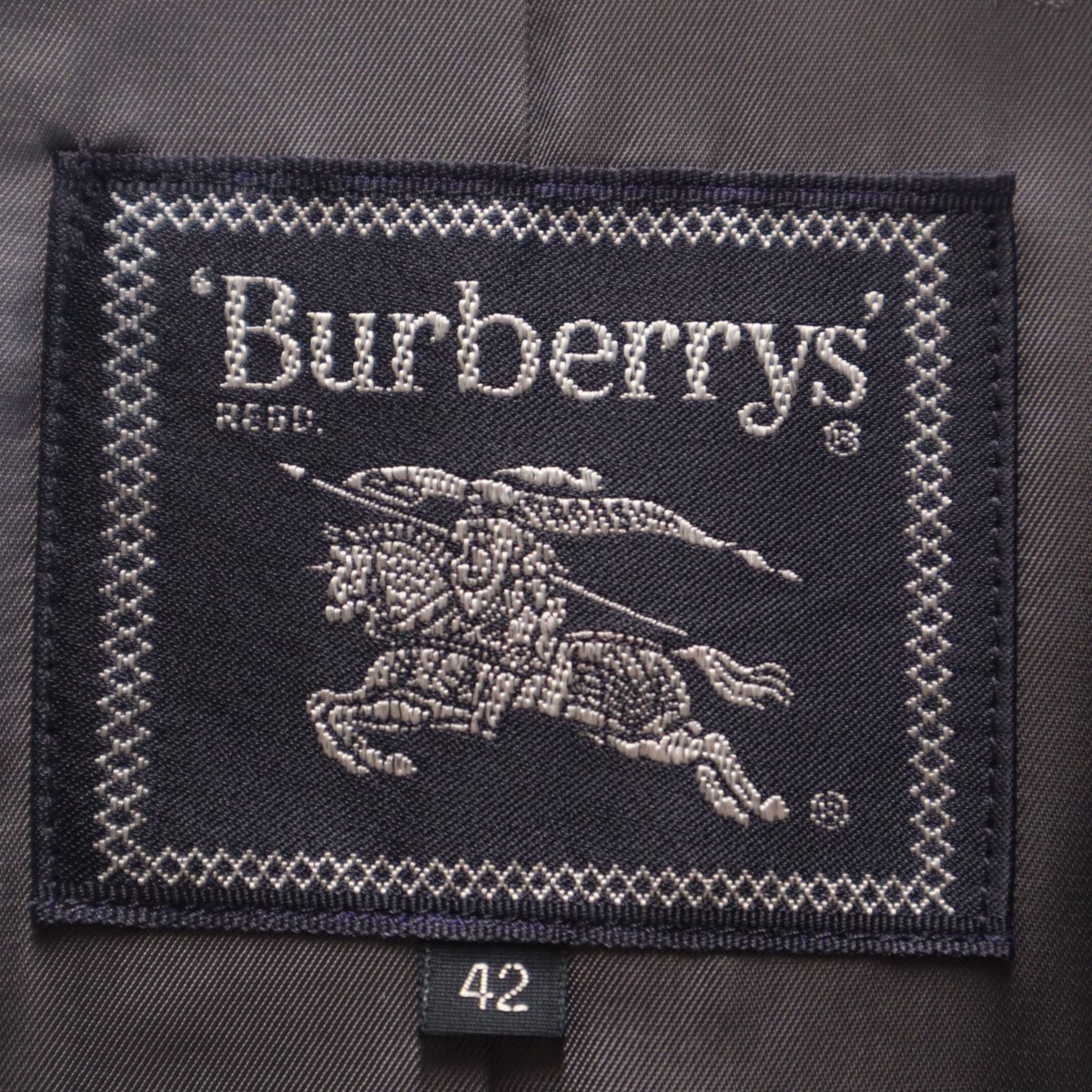 Burberrys バーバリーズ 90s オールド スカートスーツ 上下 セットアップ 42 チャコールグレー 三陽商会 レディース