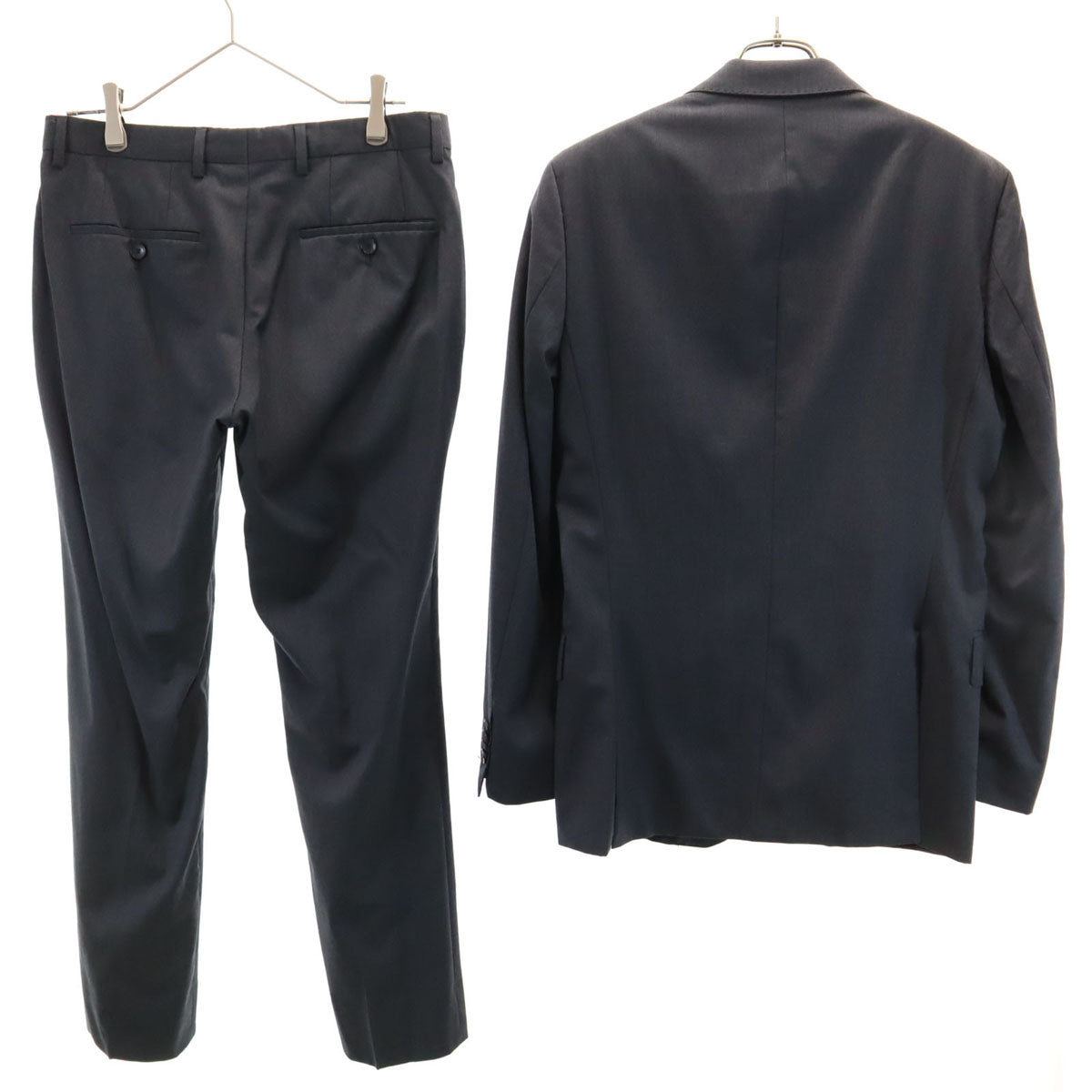 BOSS HUGO BOSS ボスヒューゴボス スーツ 上下 セットアップ 46 チャコールグレー メンズ