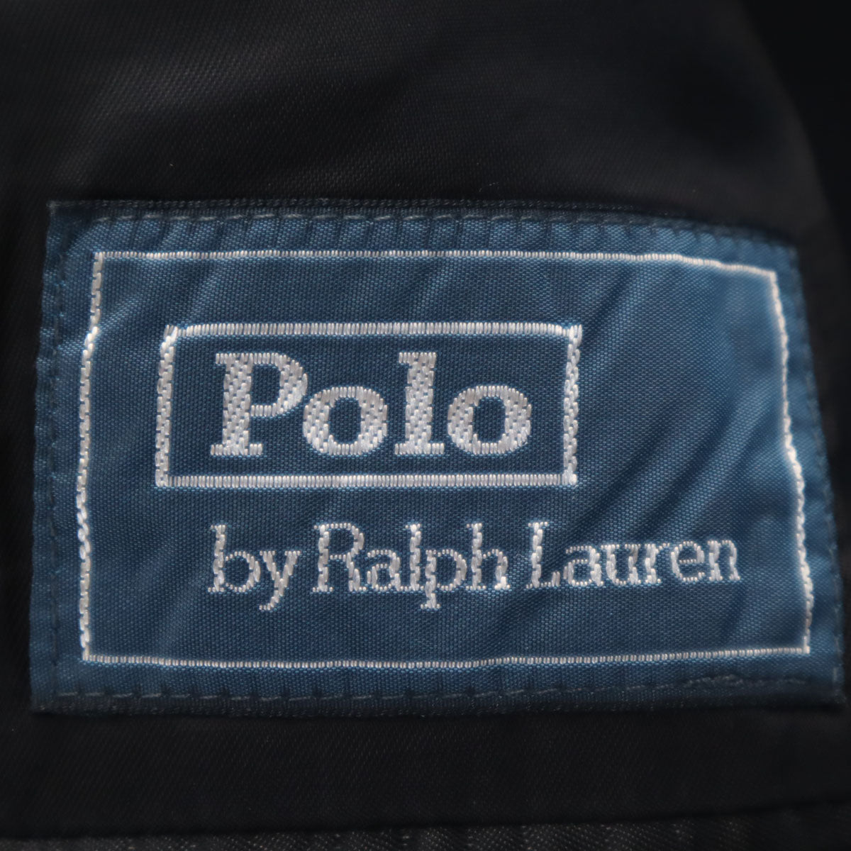 Polo by Ralph Lauren ポロバイラルフローレン イタリア製 スーツ 上下 セットアップ 38S ブラック メンズ