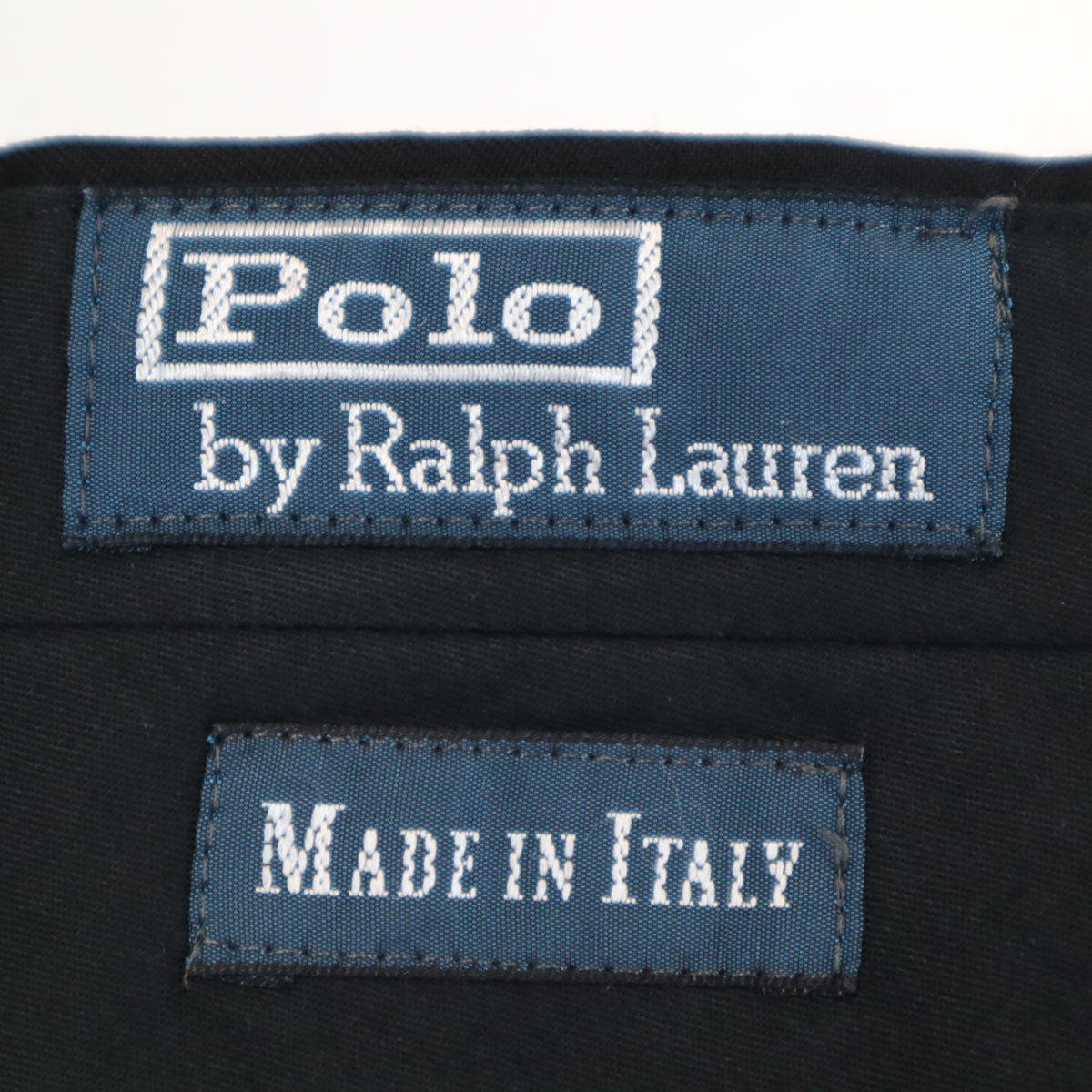 Polo by Ralph Lauren ポロバイラルフローレン イタリア製 スーツ 上下 セットアップ 38S ブラック メンズ