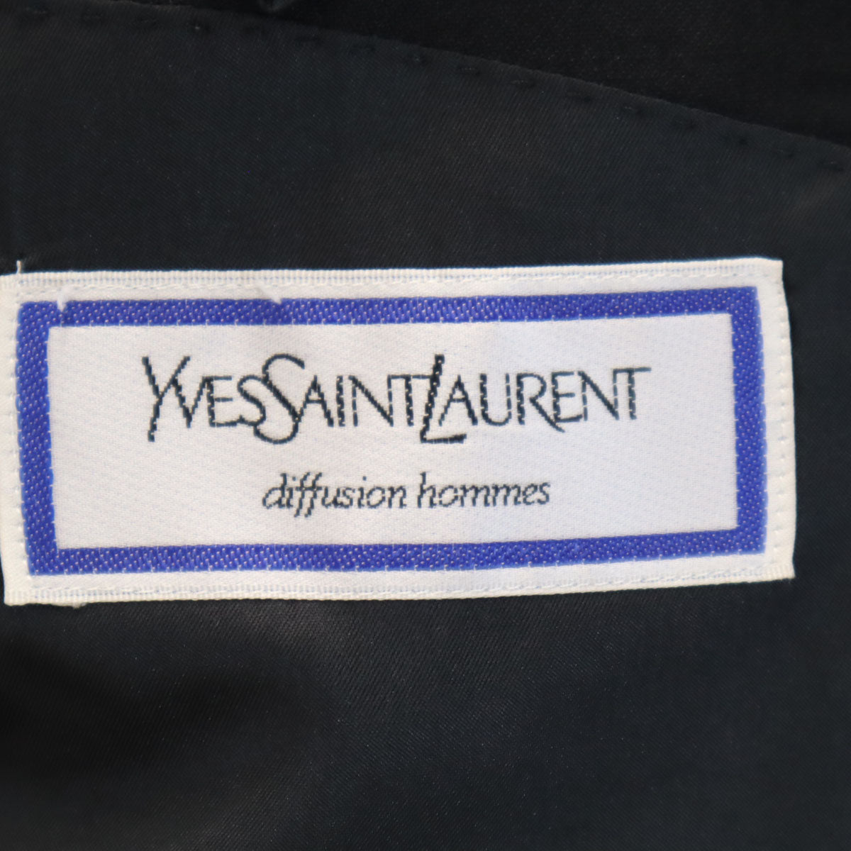 YVES SAINT LAURENT イヴサンローラン 90s 日本製 オールド スーツ 上下 セットアップ 92-80-170 ブラック メンズ