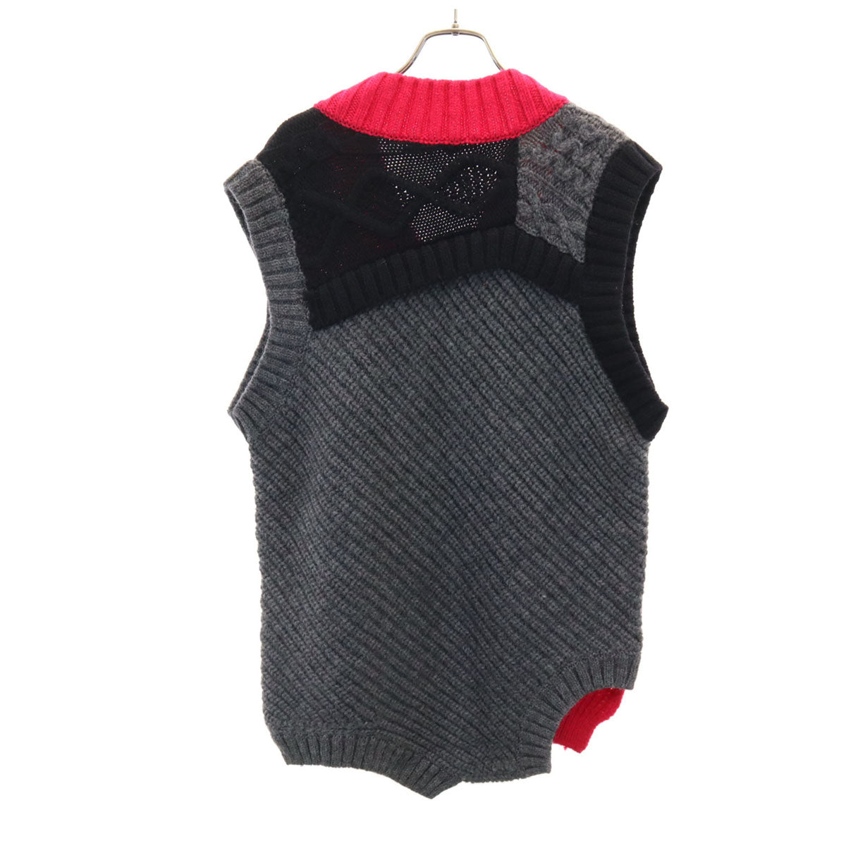 kolor カラー 18AW 18WCM-N02301 ベスト 1 ブラック メンズ