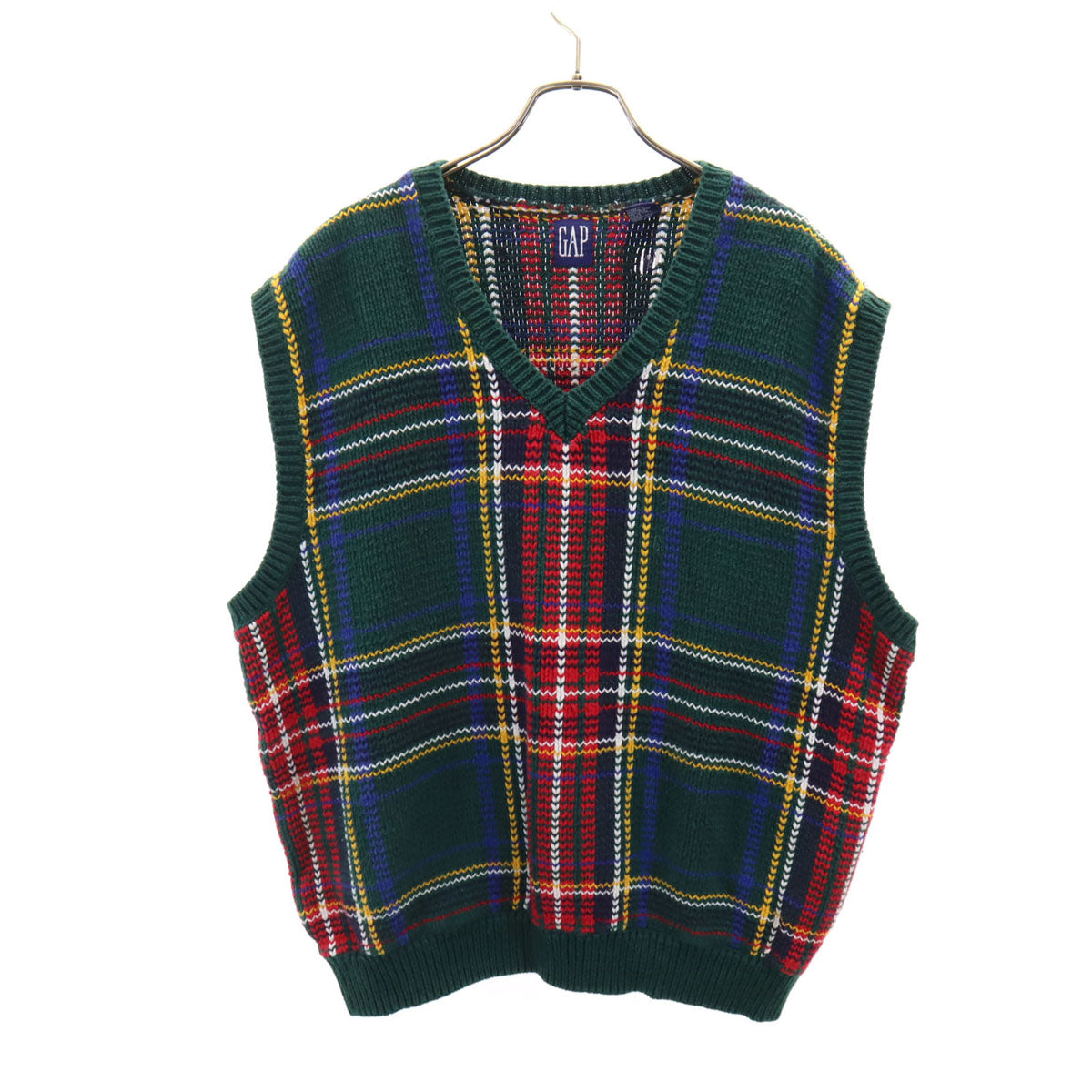 GAP ギャップ 90s 紺タグ オールド ベスト M グリーン メンズ