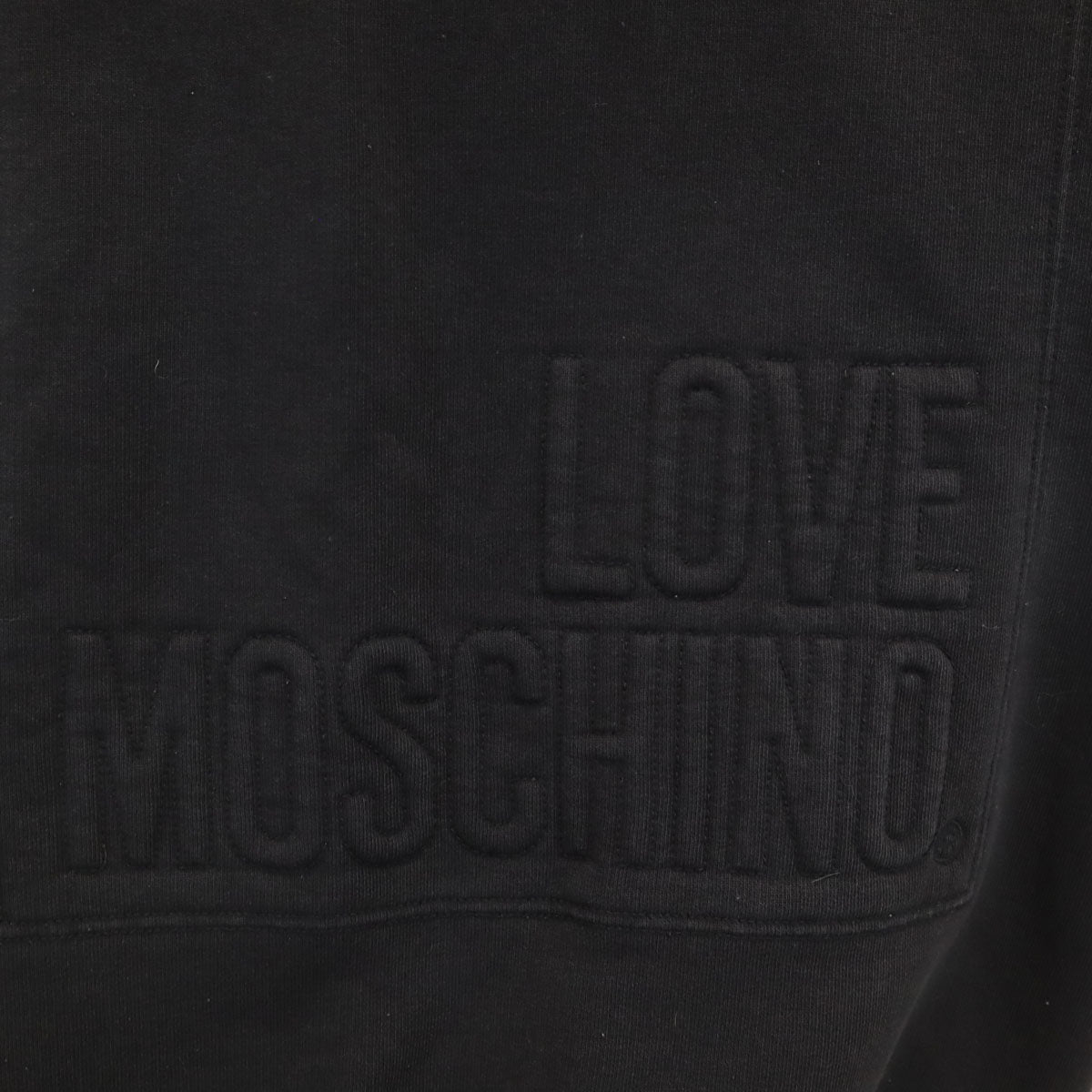 LOVEMOSCHINO ラブモスキーノ 長袖 スウェット トレーナー S ブラック メンズ