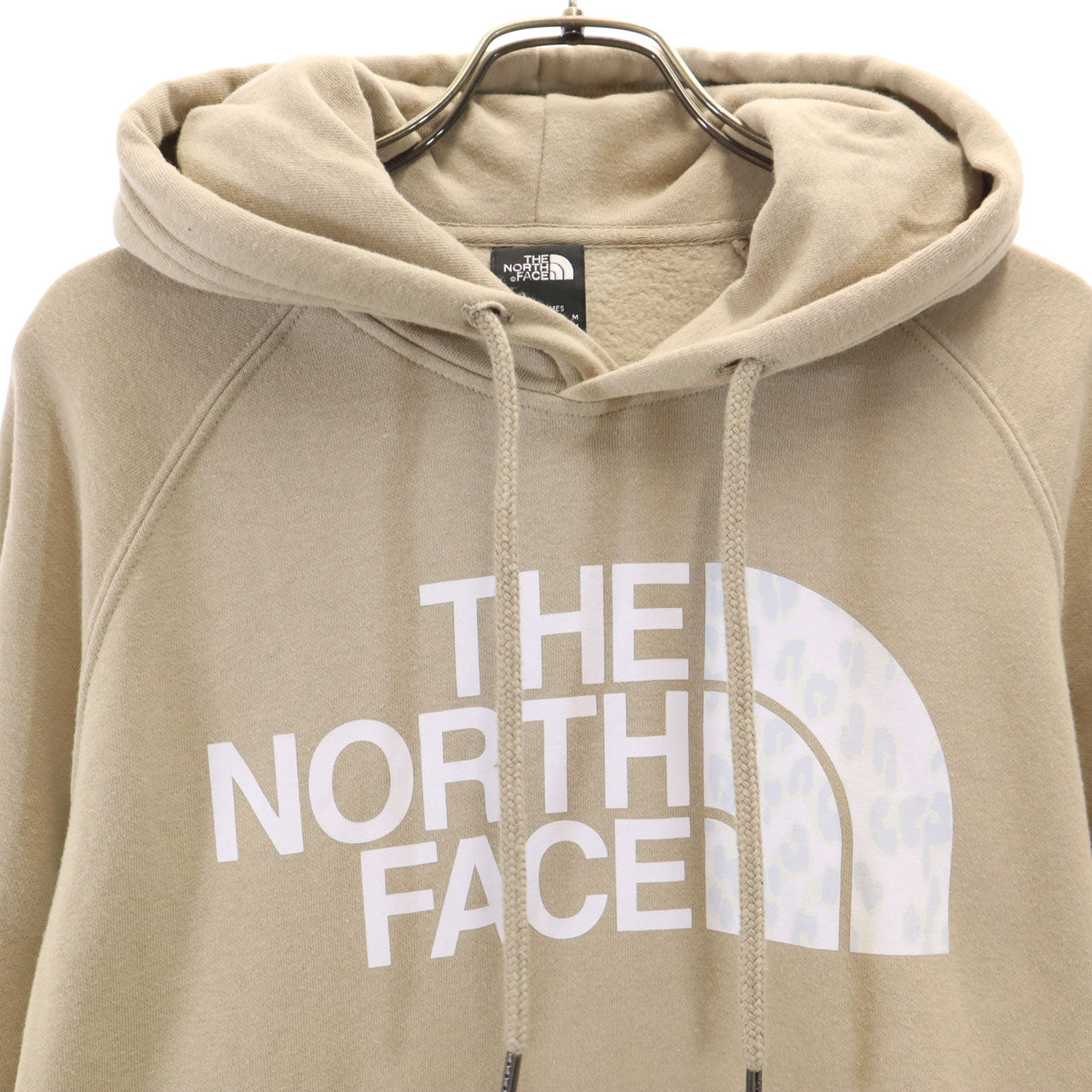 THE NORTH FACE ノースフェイス 長袖 スウェットパーカー M ベージュ プルオーバー 裏起毛 メンズ