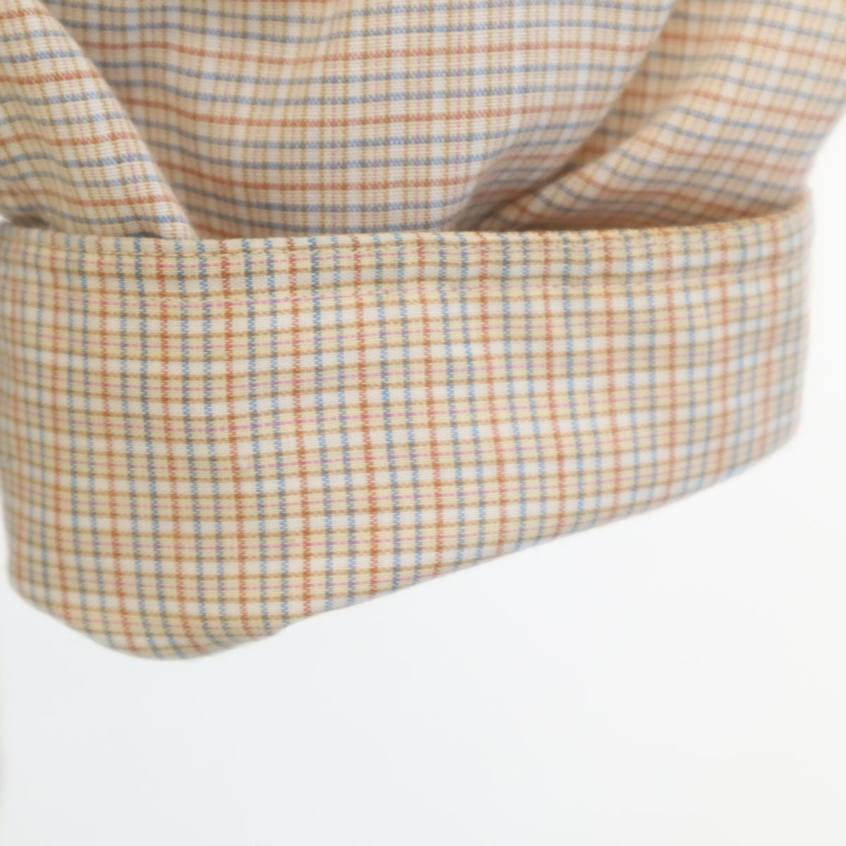 ジョンヘンリー 70s ヴィンテージ チェック柄 長袖 シャツ 32-33 ベージュ メンズ