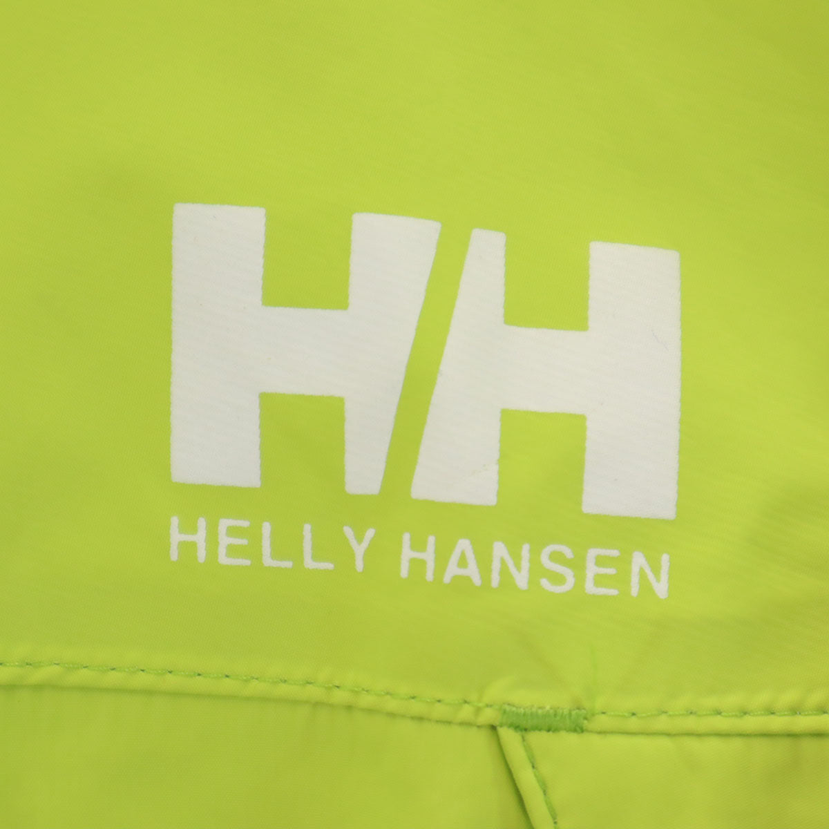 HELLY HANSEN ヘリーハンセン レインジャケット M イエローグリーン 収納袋付き メンズ