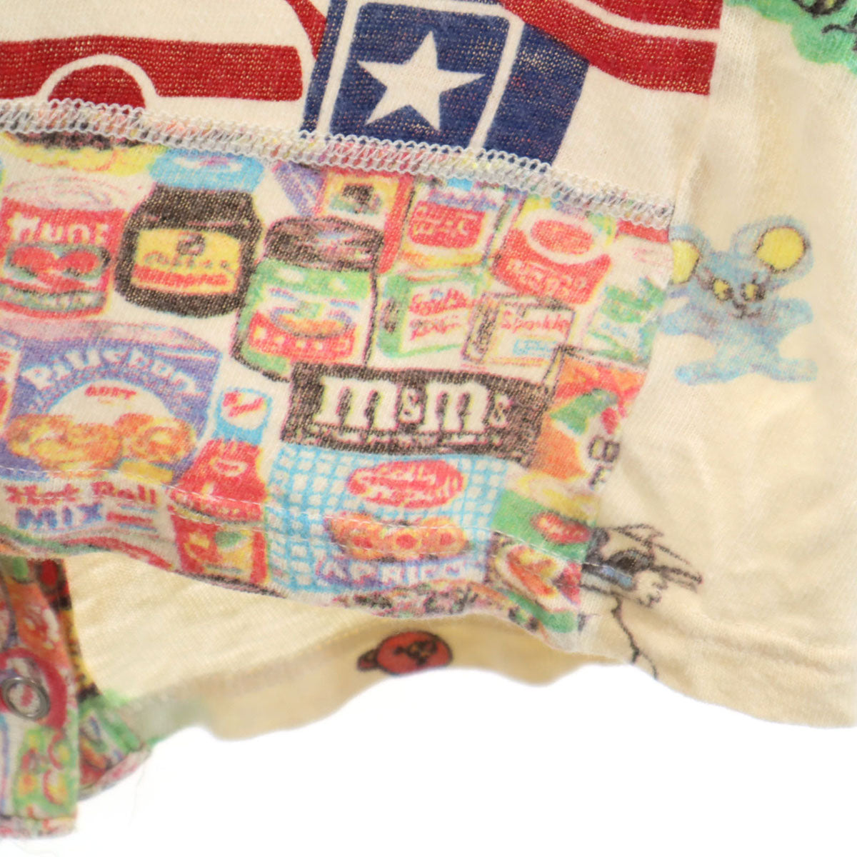 HYSTERIC GLAMOUR ヒステリックグラマー 90s 日本製 オールド 総柄 長袖 カーディガン FREE ベージュ レディース