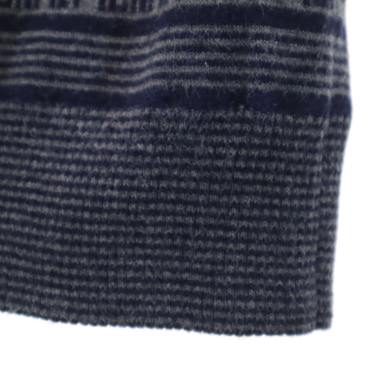 美品 HYSTERIC GLAMOUR ヒステリックグラマー カシミヤブレンド ニルヴァーナ カートコバーン 長袖 ニットカーディガン FREE グレー レディース