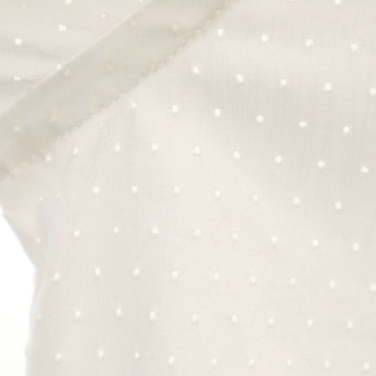 Emporio Armani エンポリオアルマーニ 長袖 パンチング コットンシャツ 39 ホワイト メンズ