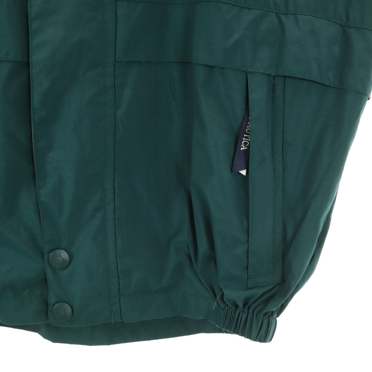 NAUTICA ノーティカ 90s オールド ナイロンジャケット S/P グリーン系 裏メッシュ メンズ