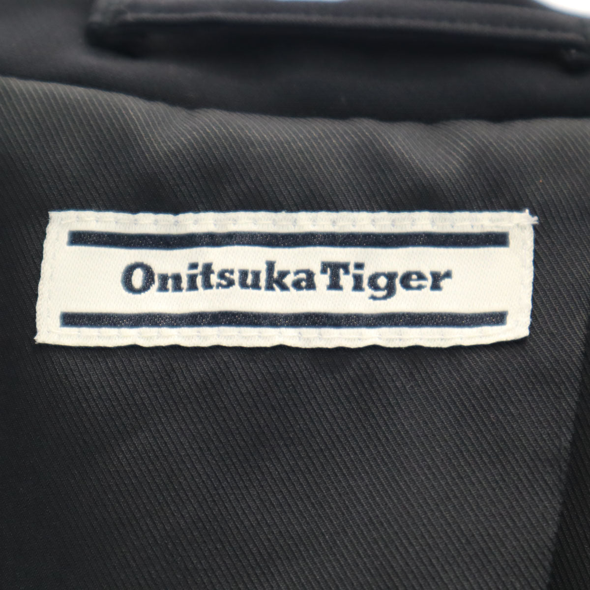 ONITSUKA TIGER オニツカタイガー テーラードジャケット M ブラック レディース