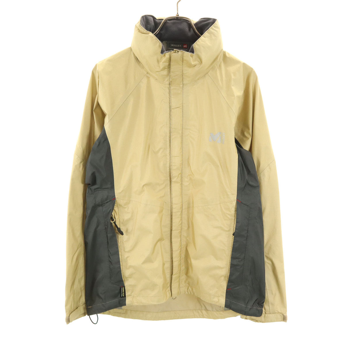 MILLET ミレー レインジャケット M イエローベージュ GORE-TEX アウトドア メンズ