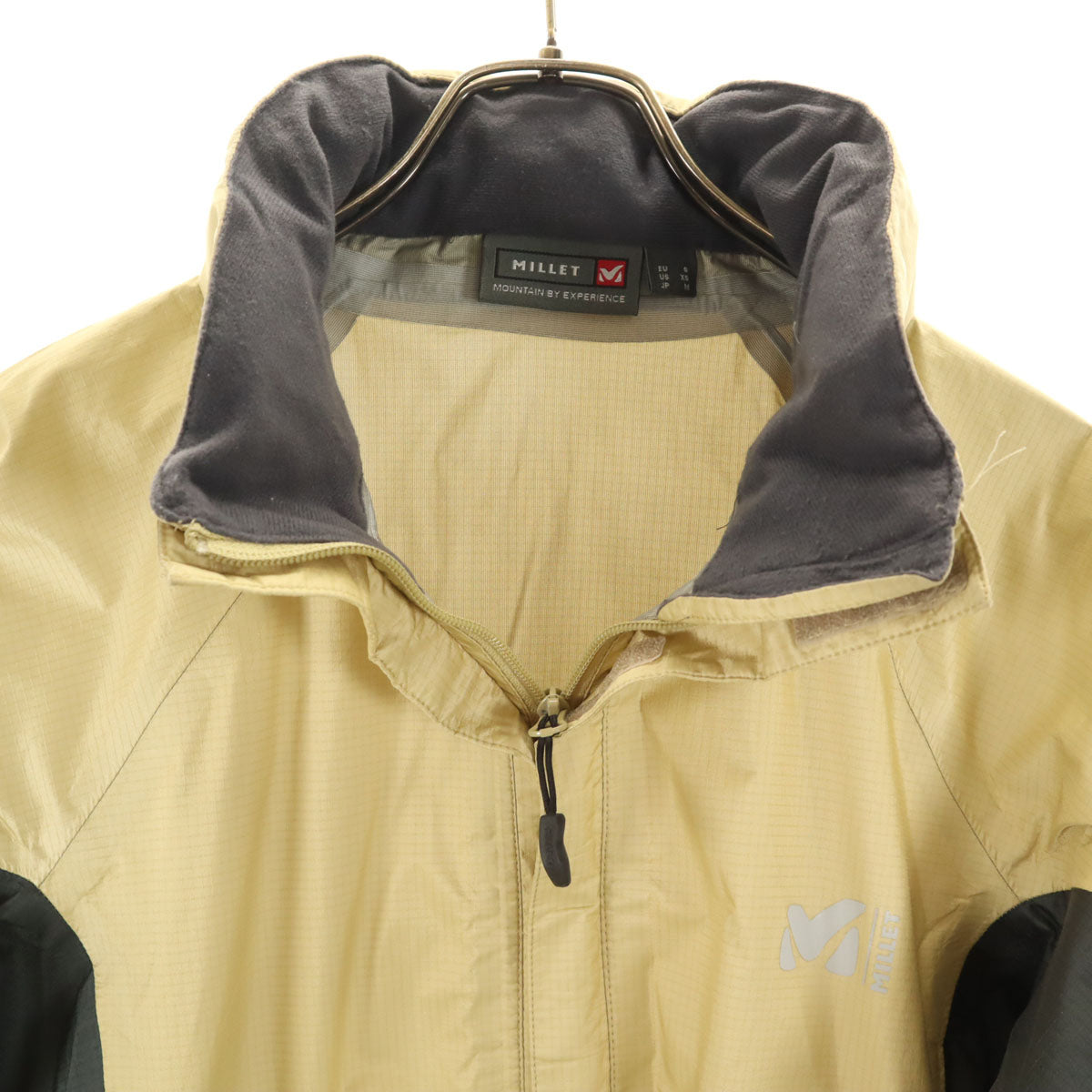 MILLET ミレー レインジャケット M イエローベージュ GORE-TEX アウトドア メンズ