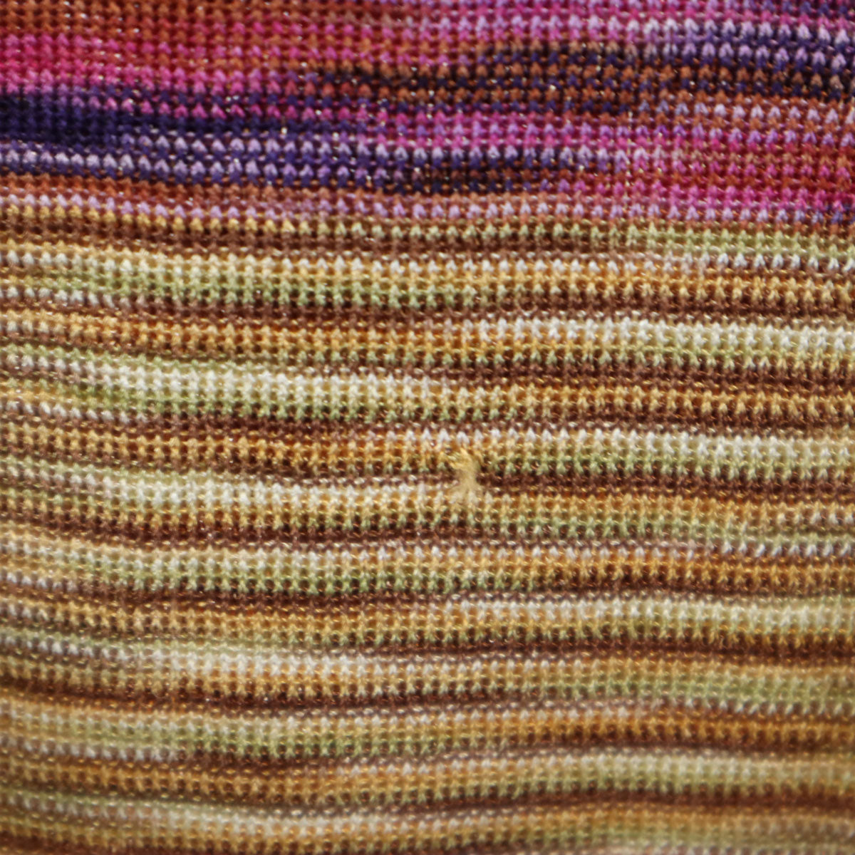 Missoni ミッソーニ イタリア製 総柄 長袖 ニット 40 グリーン レディース