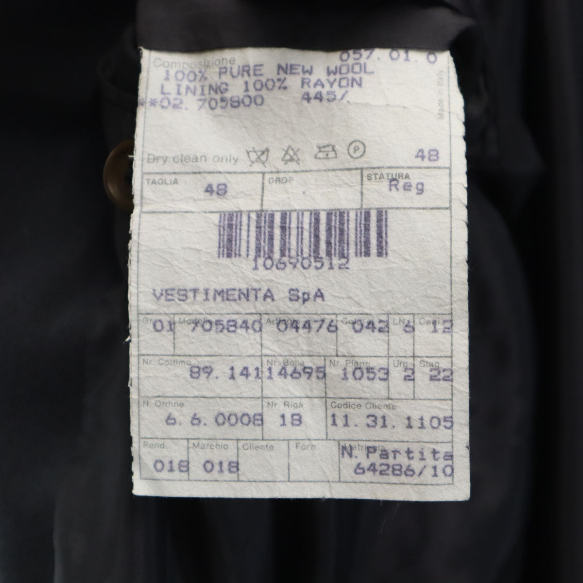 GIORGIO ARMANI ジョルジオアルマーニ 80s 90s イタリア製 オールド ダブル テーラードジャケット 48 チャコールグレー メンズ