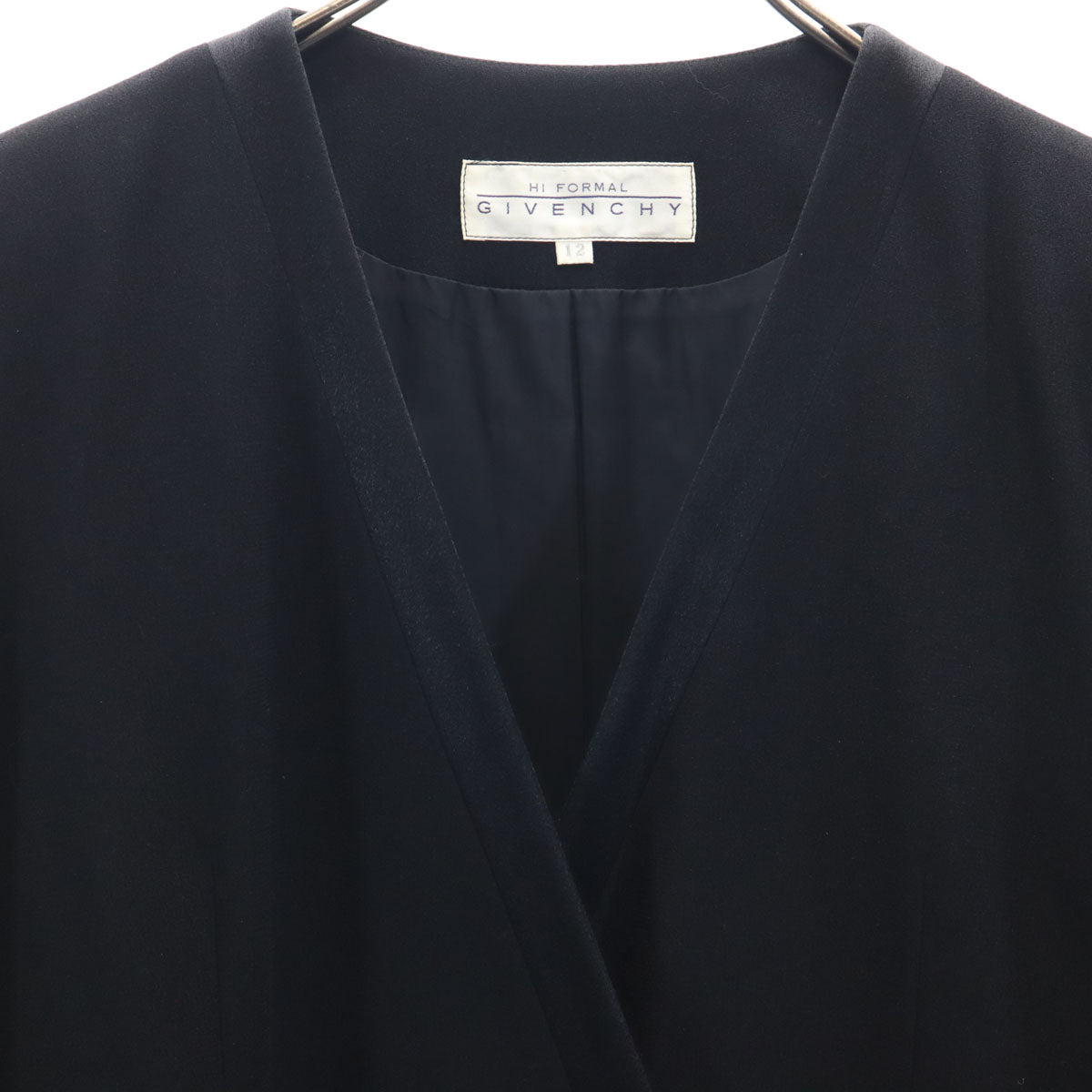 GIVENCHY ジバンシィ 80s 90s オールド フォーマル ジャケット 12 ブラック レディース