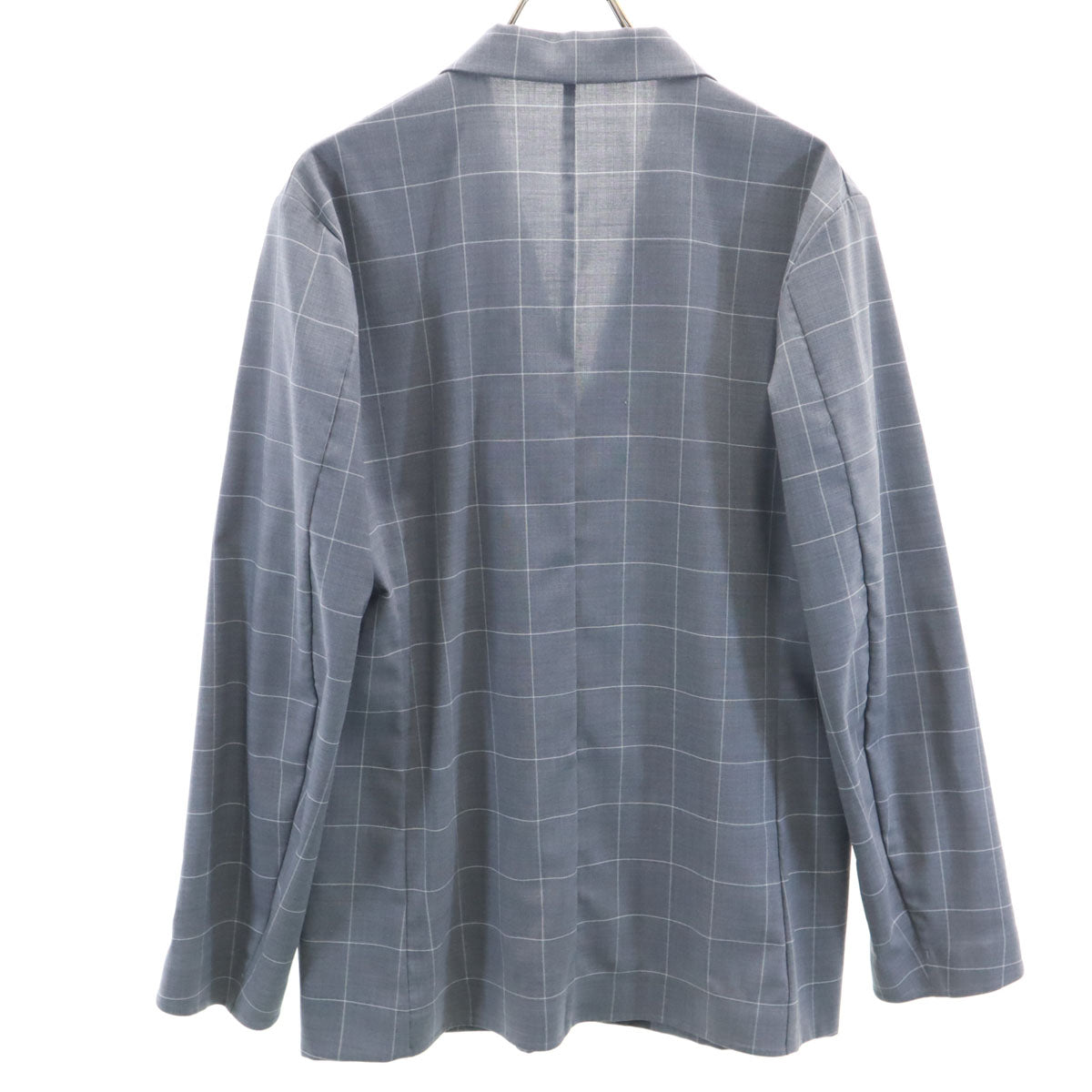 未使用 uniform experiment ユニフォームエクスペリメント 20SS ウィンドウペンチェック 3B テーラードジャケット 3 グレー ポケッタブル メンズ