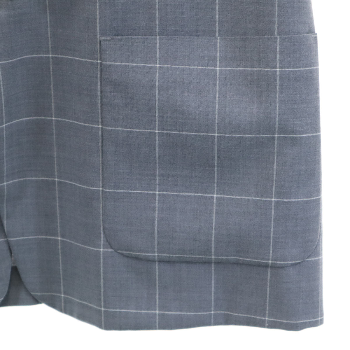 未使用 uniform experiment ユニフォームエクスペリメント 20SS ウィンドウペンチェック 3B テーラードジャケット 3 グレー ポケッタブル メンズ