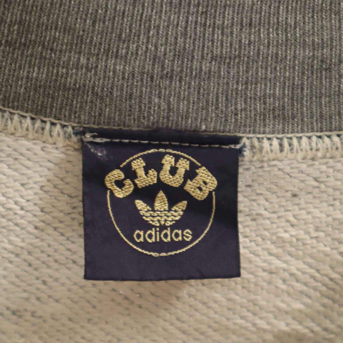 CLUBadidas クラブアディダス 70s 80s ヴィンテージ 長袖 スウェット トレーナー S グレー デサント メンズ