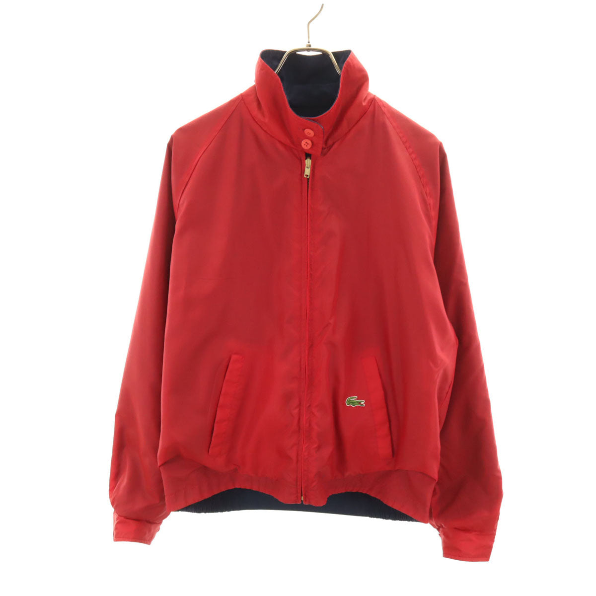 IZOD LACOSTE アイゾッドラコステ 70s 糸巻きタグ ヴィンテージ ナイロンジャケット L ブルー メンズ