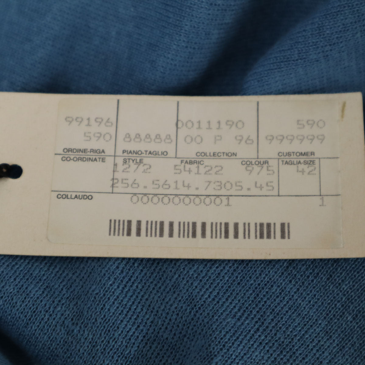 未使用 GUCCI グッチ イタリア製 リネン 長袖 ニット S ブルー レディース