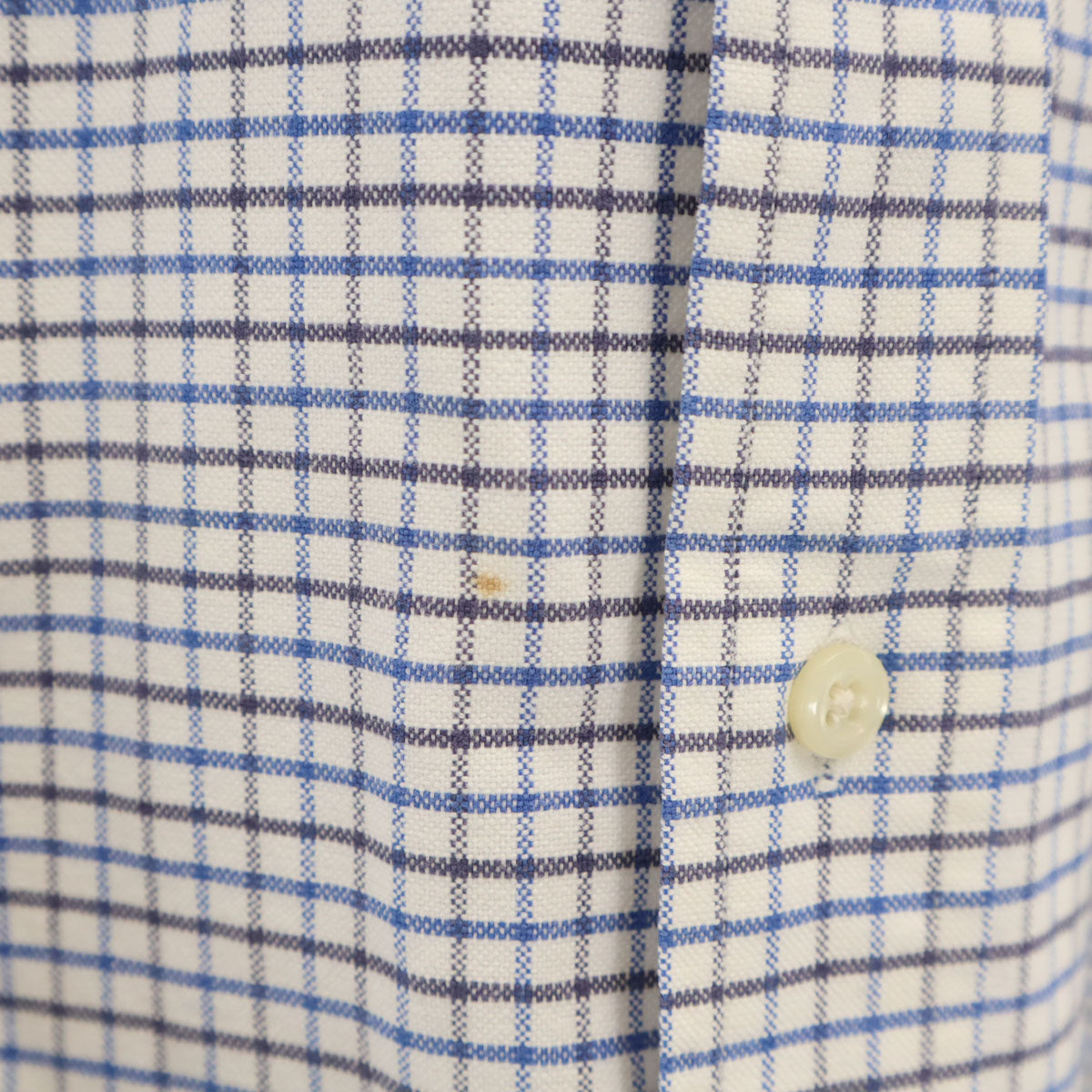 RALPH LAUREN ラルフローレン 90s BIG SHIRT オールド チェック柄 長袖 シャツ S ブルー メンズ