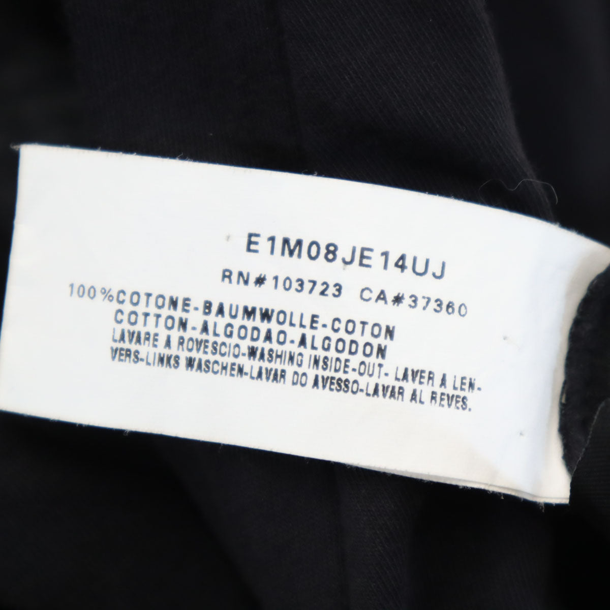 Emporio Armani エンポリオアルマーニ 長袖 カシュクール カットソー M ブラック レディース