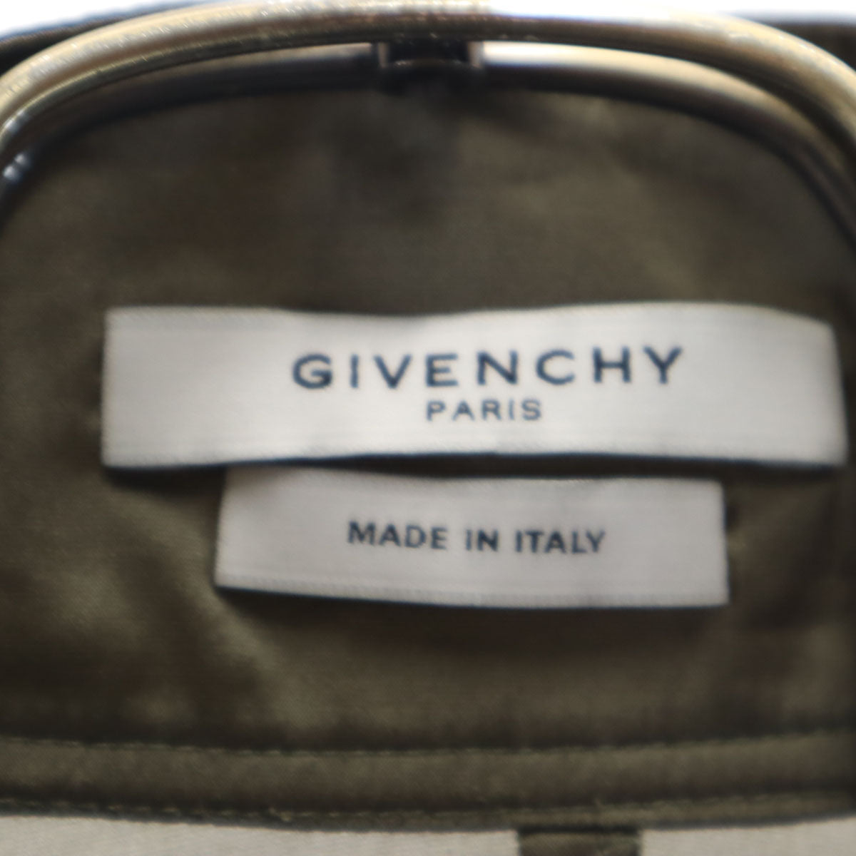 GIVENCHY ジバンシィ イタリア製 長袖 タック シャツ 36 ブラウングレー ブラウス レディース