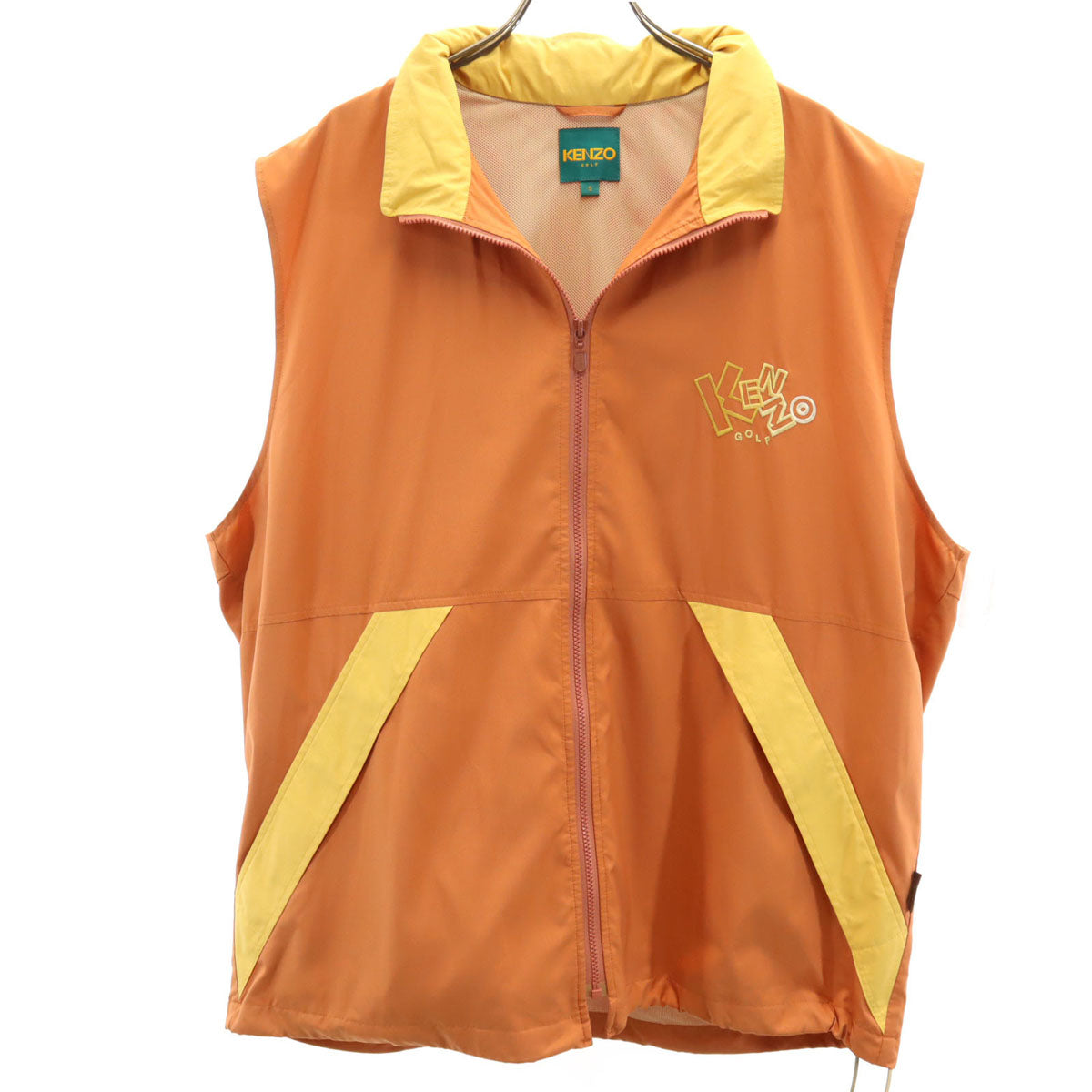 KENZO GOLF ケンゾーゴルフ ビックサイス ベスト 5 オレンジ メンズ