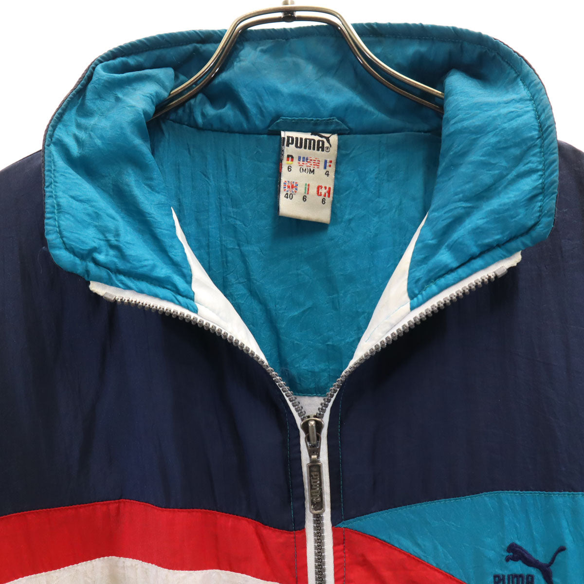 PUMA プーマ 80s 90s オールド 長袖 ナイロンジャケット M メンズ