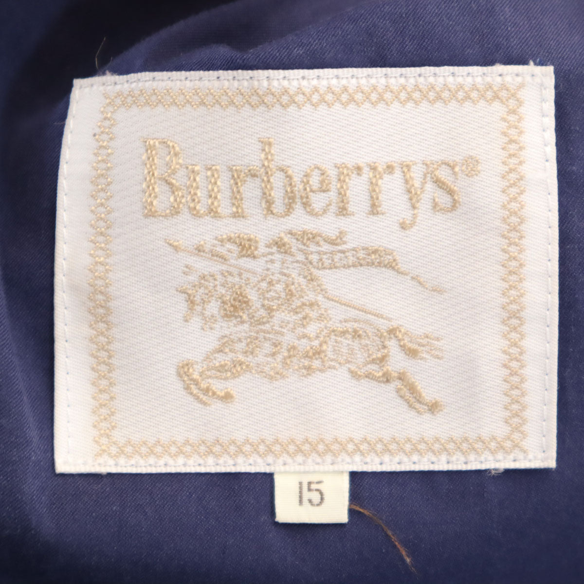Burberrys バーバリーズ 90s オールド フードジャケット 15 紺紫 レディース