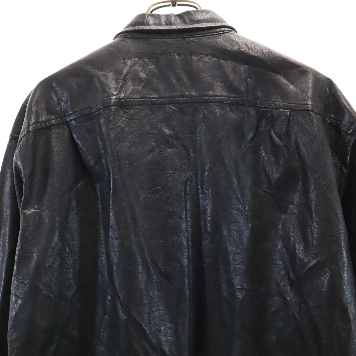 Paul Smith LONDON ポールスミスロンドン 90s 日本製 オールド 長袖 ウレタンコーティング加工 シャツ M ブラック メンズ