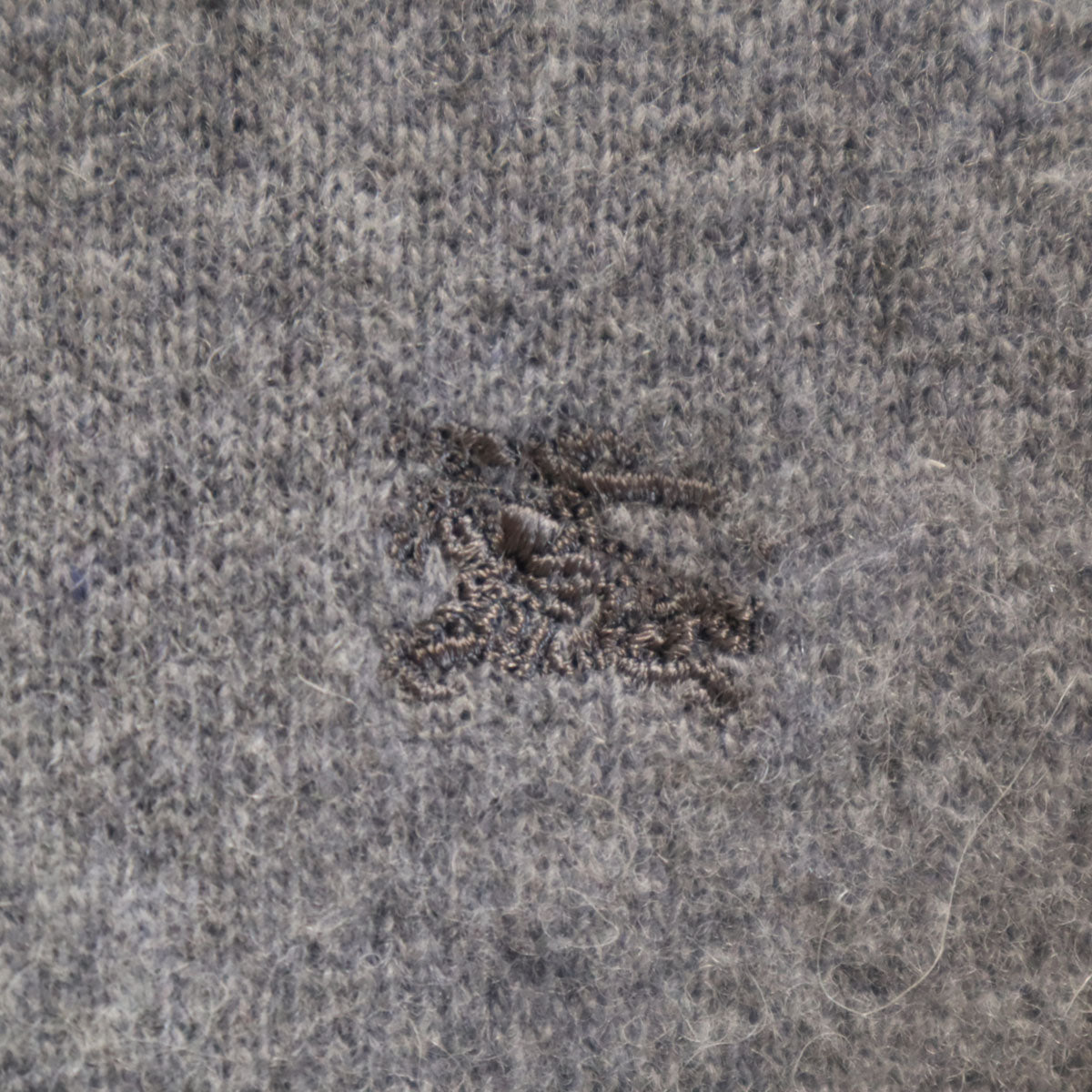 BURBERRY LONDON BLUE LABEL バーバリー ロンドン ブルーレーベル 長袖 オフタートルネック セーター 38 グレー 三陽商会 ニット レディース