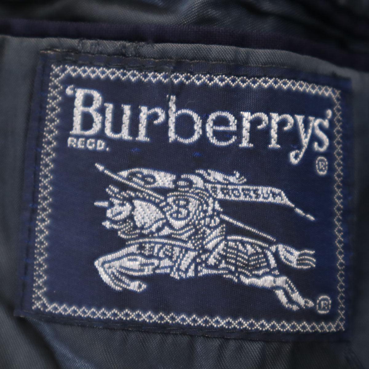 Burberrys バーバリーズ 90s オールド 紺ブレ ダブル テーラードジャケット ネイビー 金ボタン ブレザー メンズ