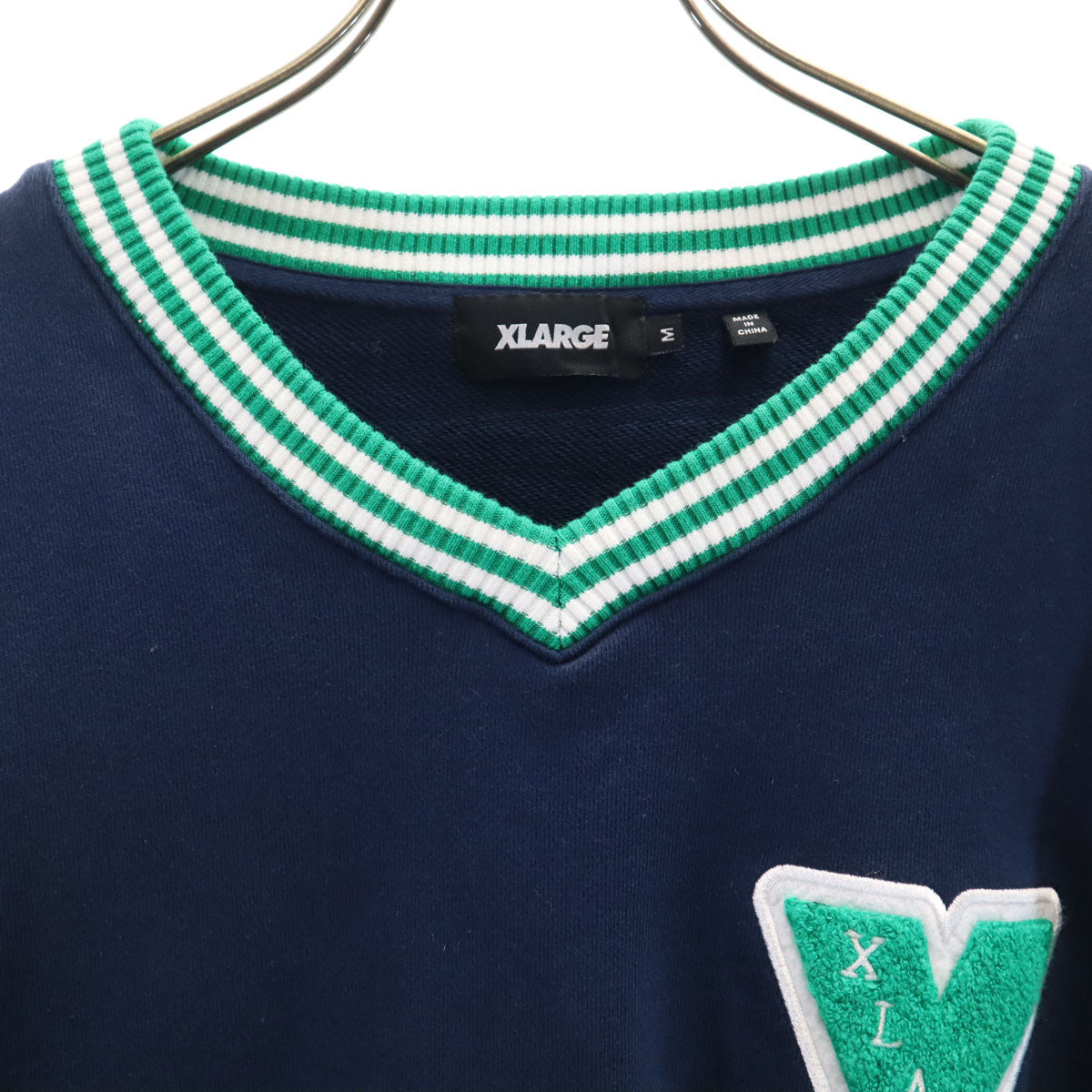 XLARGE エクストララージ 長袖 スウェット トレーナー M ネイビー メンズ