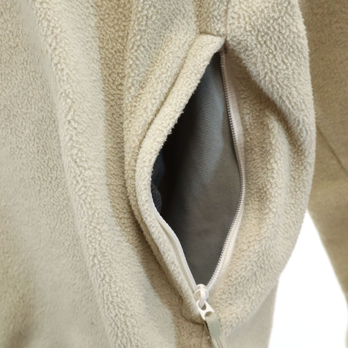 THE NORTH FACE ノースフェイス マイクロフリース パーカー S ベージュ NLW22035 アウトドア フーディー レディース