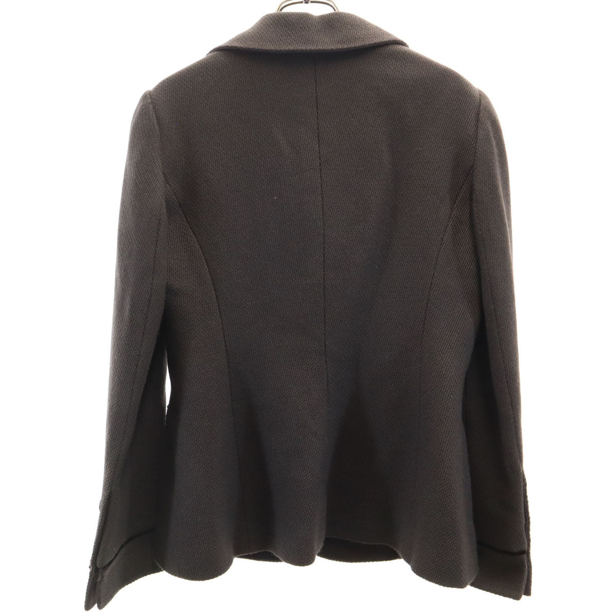 ARMANI COLLEZIONI アルマーニコレッツォーニ イタリア製 ウールジャケット 40 チャコール レディース