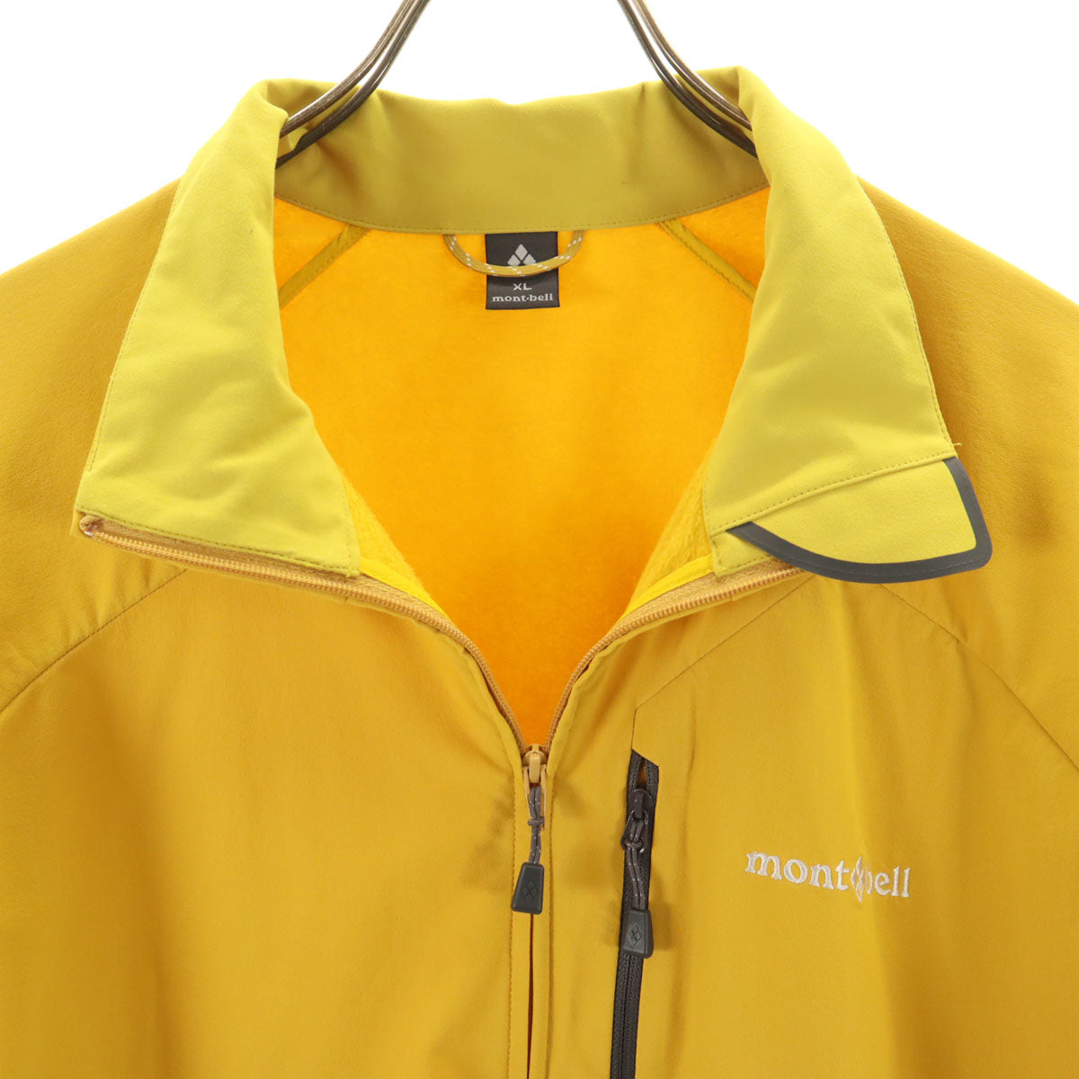 mont-bell モンベル ノマド ジャケット XL イエロー 裏起毛 アウトドア メンズ