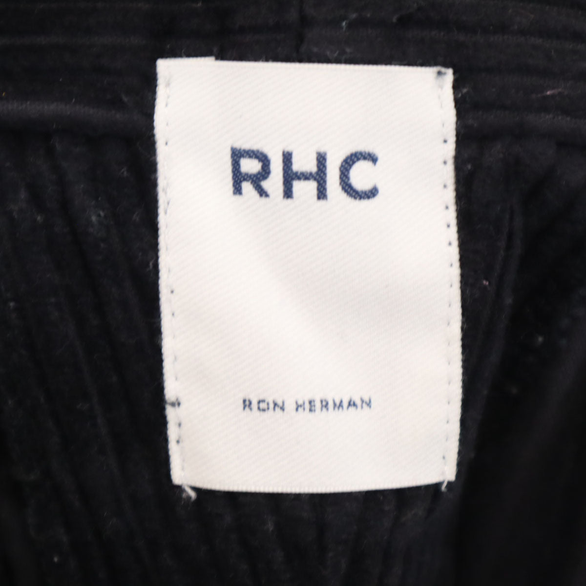 RHC Ron Herman アールエイチシー ロンハーマン 長袖 コーデュロイシャツ 上下 セットアップ M/S ブラック メンズ